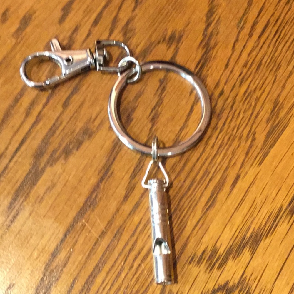 Working Whistle Key Chain